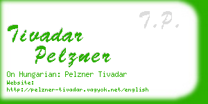 tivadar pelzner business card